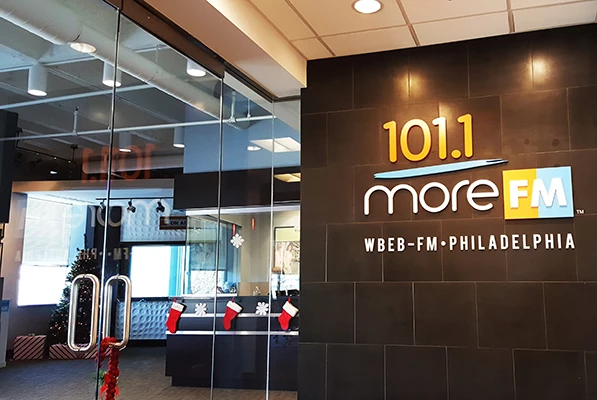 3D Acrylic Logo for 101.1 more FM